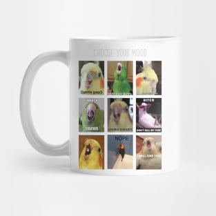 Parrots Meme Mood Mug